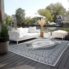 ELLE Decoration kusový koberec Gemini 106023 Silver z kolekce Elle – na ven i na doma