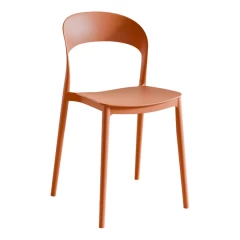 Stohovatelná židle RADANA NEW - oranžová