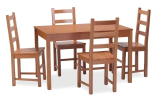 Jídelní set - stůl GASTRO + židle RUSTICA č.1