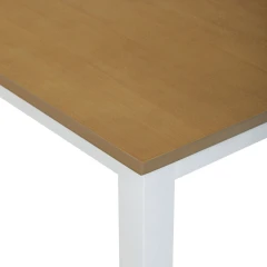 Jídelní set 1+4, rozměr stolu 120x75x75 cm, MDF, dýha, masivní nohy, moření dub VESPA OAK