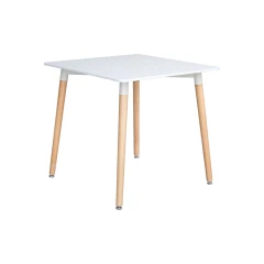 Jídelní stůl 80x80 UNO - bílý