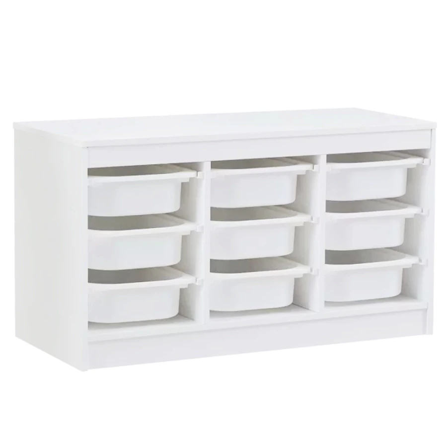 Organizér s boxy TRIMAL - bílá