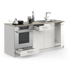Kuchyňská linka COOKING dub/bílá