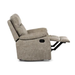 TV a relaxační křeslo s manuálním ovládáním, potah lanýžová látka v dekoru vintage TV-4092 LAN3 TV a relaxační křeslo s manuálním ovládáním, potah lanýžová látka v dekoru vintage TV-4092 LAN3