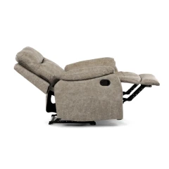 TV a relaxační křeslo s manuálním ovládáním, potah lanýžová látka v dekoru vintage TV-4092 LAN3 TV a relaxační křeslo s manuálním ovládáním, potah lanýžová látka v dekoru vintage TV-4092 LAN3