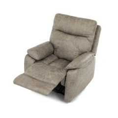 TV a relaxační křeslo s manuálním ovládáním, potah lanýžová látka v dekoru vintage TV-4092 LAN3 TV a relaxační křeslo s manuálním ovládáním, potah lanýžová látka v dekoru vintage TV-4092 LAN3