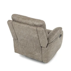 TV a relaxační křeslo s manuálním ovládáním, potah lanýžová látka v dekoru vintage TV-4092 LAN3 TV a relaxační křeslo s manuálním ovládáním, potah lanýžová látka v dekoru vintage TV-4092 LAN3