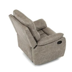 TV a relaxační křeslo s manuálním ovládáním, potah lanýžová látka v dekoru vintage TV-4092 LAN3 TV a relaxační křeslo s manuálním ovládáním, potah lanýžová látka v dekoru vintage TV-4092 LAN3