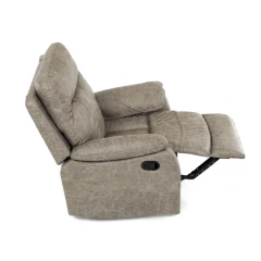 TV a relaxační křeslo s manuálním ovládáním, potah lanýžová látka v dekoru vintage TV-4092 LAN3 TV a relaxační křeslo s manuálním ovládáním, potah lanýžová látka v dekoru vintage TV-4092 LAN3