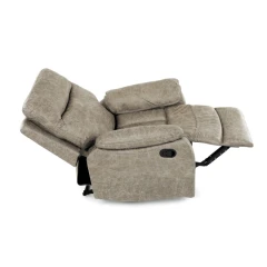 TV a relaxační křeslo s manuálním ovládáním, potah lanýžová látka v dekoru vintage TV-4092 LAN3 TV a relaxační křeslo s manuálním ovládáním, potah lanýžová látka v dekoru vintage TV-4092 LAN3