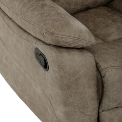 TV a relaxační křeslo s manuálním ovládáním, potah lanýžová látka v dekoru vintage TV-4092 LAN3 TV a relaxační křeslo s manuálním ovládáním, potah lanýžová látka v dekoru vintage TV-4092 LAN3