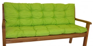 Polstr na zahradní lavičku 150 cm - světle zelený melír č.1