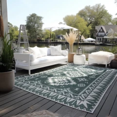 ELLE Decoration kusový koberec Gemini 106020 Green z kolekce Elle – na ven i na doma