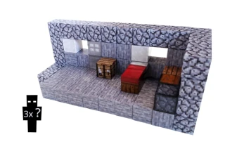 Magnetická stavebnice Minecraft Craftovací místnost MSTB2097