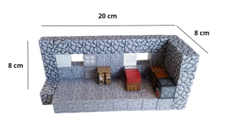Magnetická stavebnice Minecraft Craftovací místnost MSTB2097
