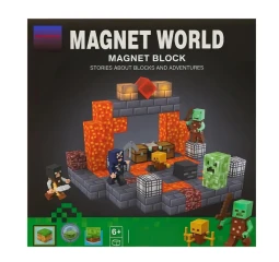 Magnetická stavebnice Minecraft Danger svítící MSTB2224