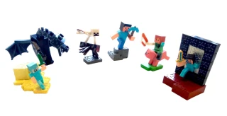 Kolekce figurek Minecraft Portál FIBH2055