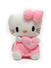 Plyšová hračka Hello Kitty se srdíčkem PHPL2115