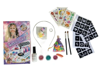 Sada tetování Glitter se šperky a nálepkami KRTB2221