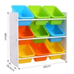 Dětský úložný regál na hračky Colorful UBBH1904
