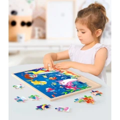 Dřevěné puzzle vodní svět MHBH1181 Dřevěné puzzle vodní svět MHBH1181