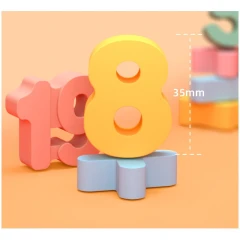 Dřevěné puzzle matematika MHBH1175