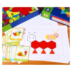 Dřevěná montessori mozaika MHBH1186