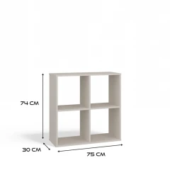 Regál Manja 2x2 kašmír