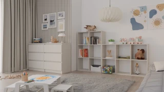 Regál Manja 2x3 kašmír
