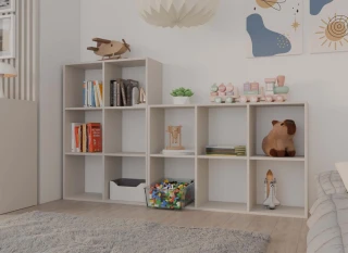 Regál Manja 2x3 kašmír