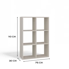 Regál Manja 2x3 kašmír