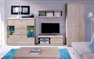TV stolek Silesia R7 sonoma