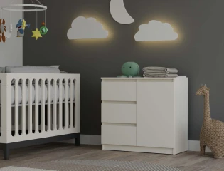 Komoda Malvína 1D3S kašmír