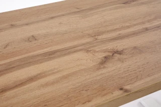B54 biurko z funkcją regulacji wysokości, blat - dąb artisan, stelaż - biały (2p=1szt)