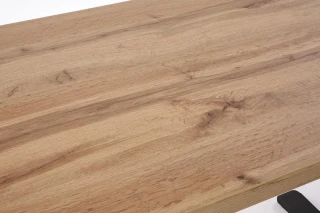 B54 biurko z funkcją regulacji wysokości, blat - dąb artisan, stelaż - czarny (2p=1szt)