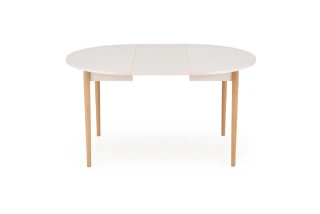 PIVOT stół rozkładany 102-142x102x75 cm, blat - kaszmir, nogi - naturalny (1p=1szt)