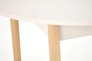PIVOT stół rozkładany 102-142x102x75 cm, blat - kaszmir, nogi - naturalny (1p=1szt)