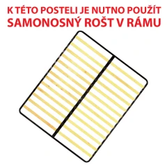 Multifunkční postel 160x200 POCKET bílá