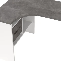 Psací stůl Felix 118 bílá/beton