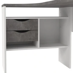 Psací stůl Felix 118 bílá/beton