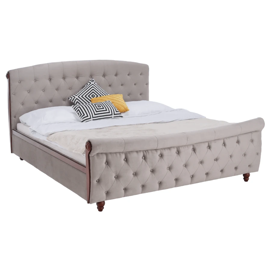 Postel BARETO180x20 - šedohnědá
