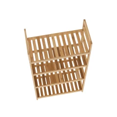 4-policový regál FIORE TYP 2 - přírodní bambus č.4 4-policový regál FIORE TYP 2 - přírodní bambus č.4