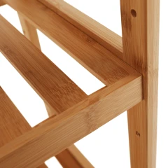 5-policový regál FIORE TYP 3 - přírodní bambus č.5