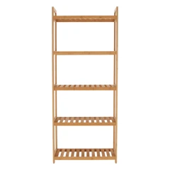 5-policový regál FIORE TYP 3 - přírodní bambus č.3