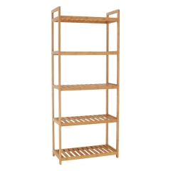 5-policový regál FIORE TYP 3 - přírodní bambus č.1