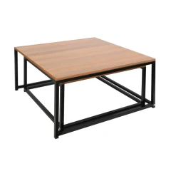 Set dvou stolků KASTLER NEW TYP 1- ořech/černá č.3