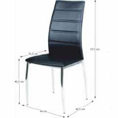 Jídelní židle DELA - černá č.2