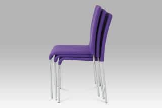 Jídelní židle WE-5010, fialová látka č.3