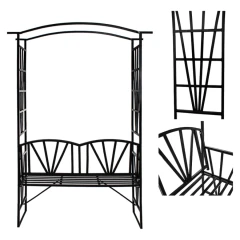 Zahradní lavička HAIFA s pergolou č.2 Zahradní lavička HAIFA s pergolou č.2