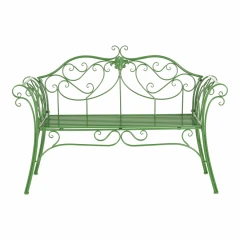 Zahradní lavička ETELIA, zelená č.2 Zahradní lavička ETELIA, zelená č.2